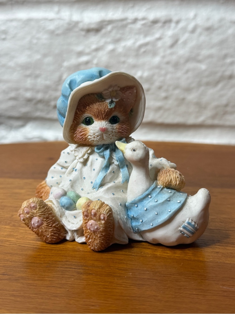 Calico Kittens “Furry And Feathered Friends” Goose Vintage